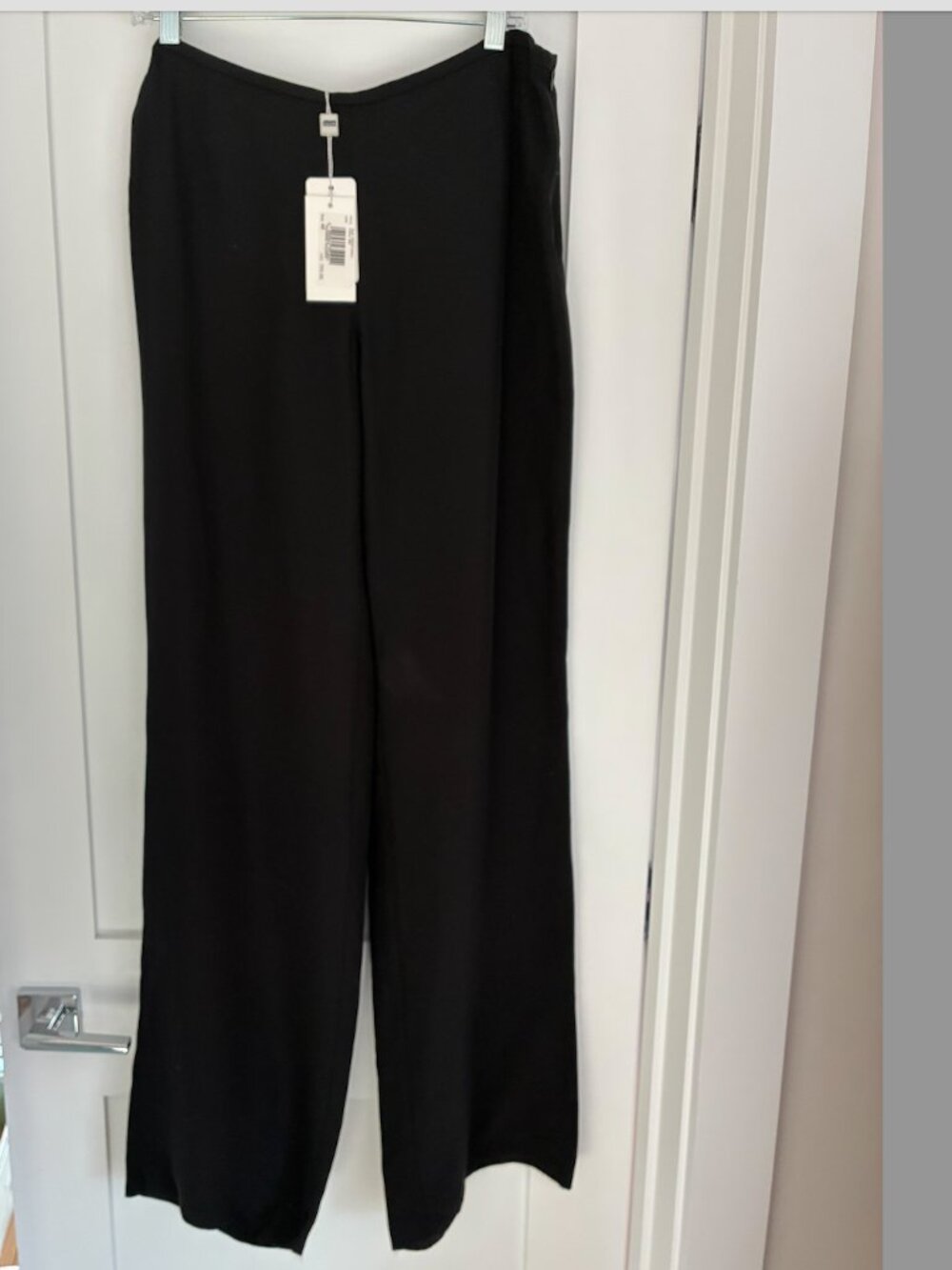 NWT Armani Collezioni Black Trousers Size 10